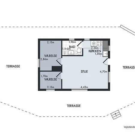 Semesterbostad Charming House With Big Private Terrace *